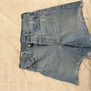 Levi's Light Blue Jean Shorts